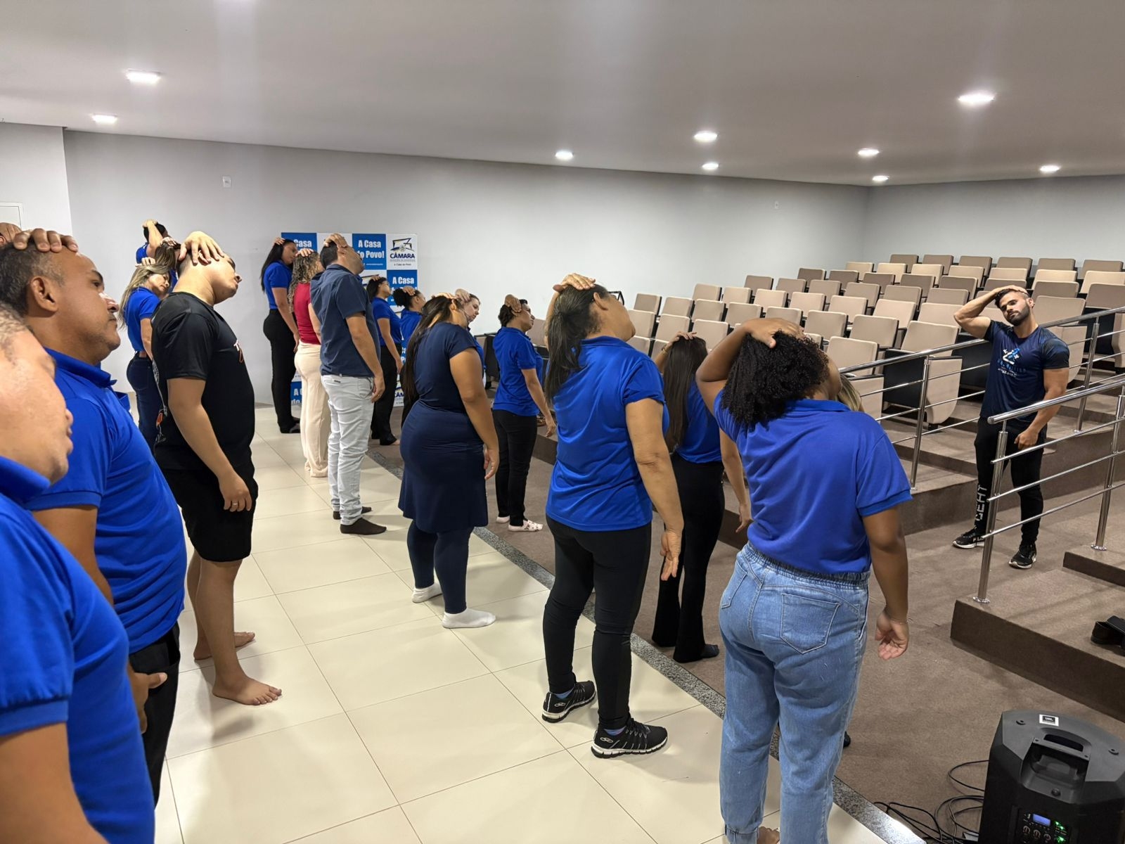 Câmara implanta programa de ginástica laboral para servidores
